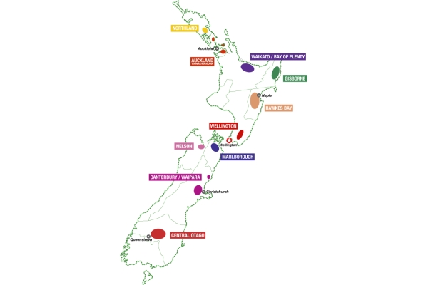 Wijngebieden van New-Zeeland